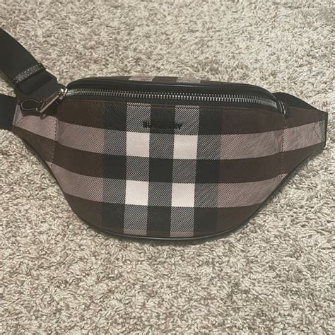 burberry fanny pack fake|burberry check cason bum bag.